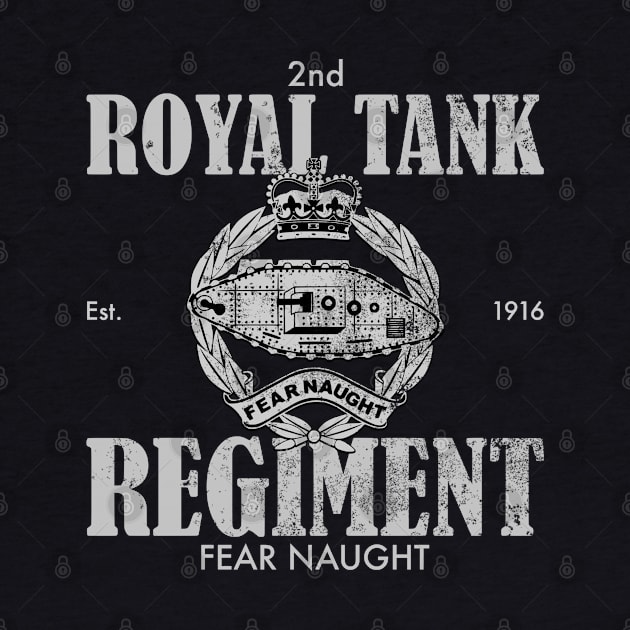 2nd Royal Tank Regiment (Distressed) - Small logo by TCP